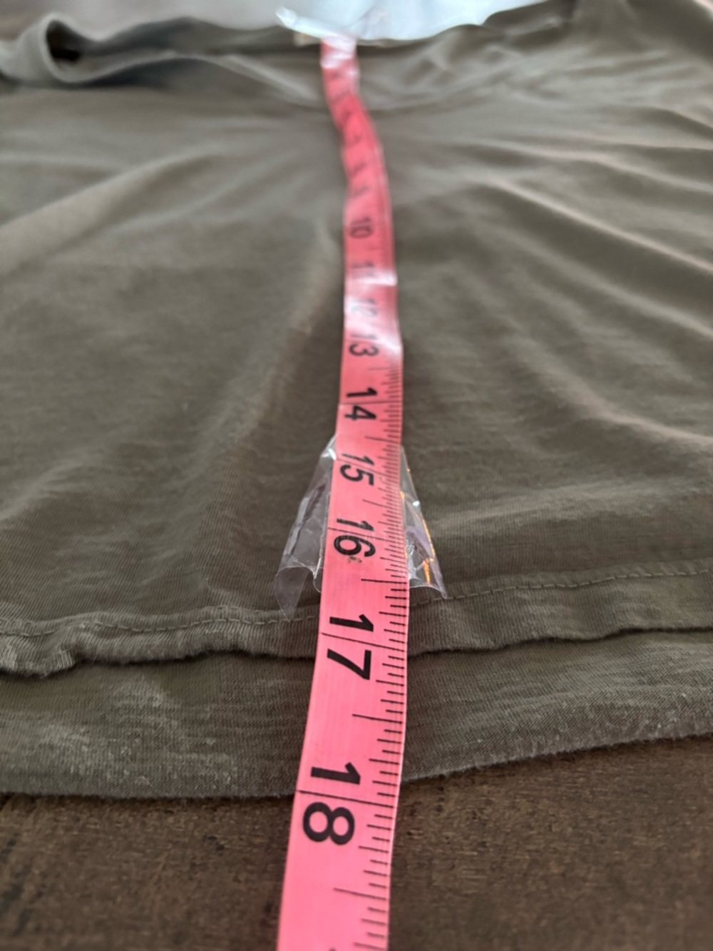 Marine Layer Women's Short Sleeve V-Neck Tee in Olive - Picture 7 of 8